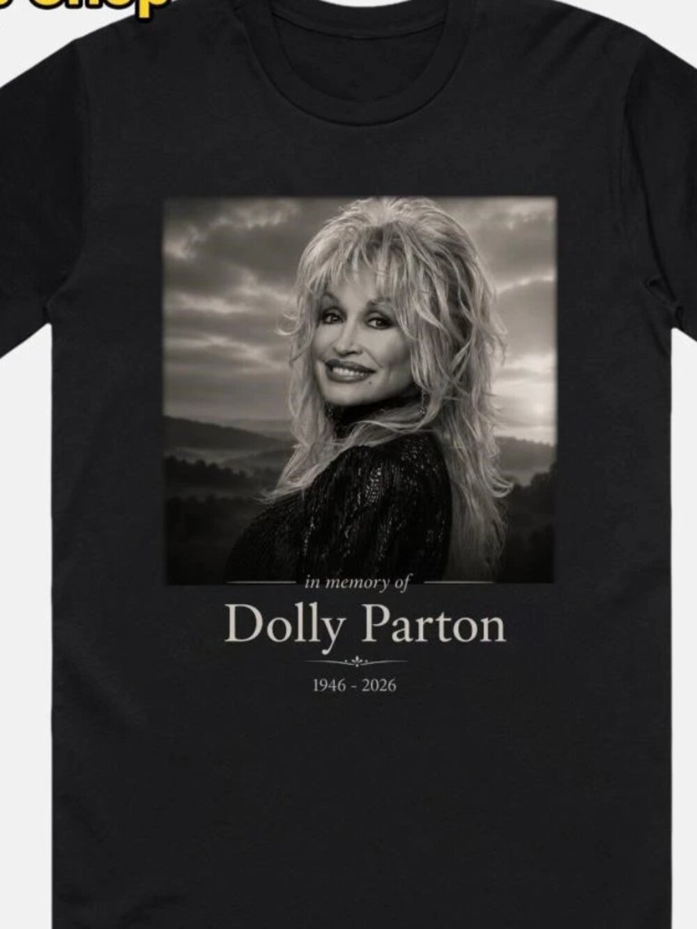 In Memory Of Dolly Parton 1946 2026 T-Shirt